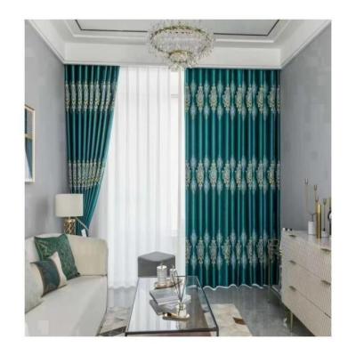 China Blackout Factory Supply European Jacquard Luxury Royal Curtains Manufacture Bedroom Blackout Curtains Drapes for sale