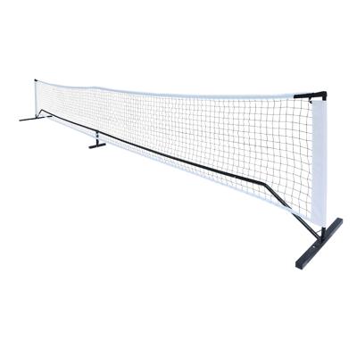 China Professional Standard Outdoor Steel Shaft+fiberglass Pole Practice Kids And Adult Sports Pickleball Net Beach Tennis Net For Training for sale