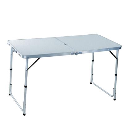 China Good Price Simple Design Space Saving Portable Metal Frame Picnic Table Bed Portable Table for sale