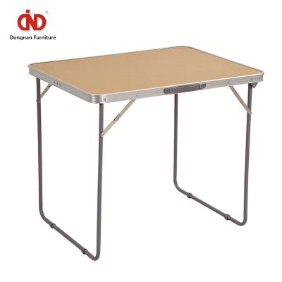 China Wholesale Portable Picnic Suitcase Table Easy Carry Aluminum For Outdoor Metal Cardboard Modern Easy Carry MDF 73x30x53cm Cuatomized for sale