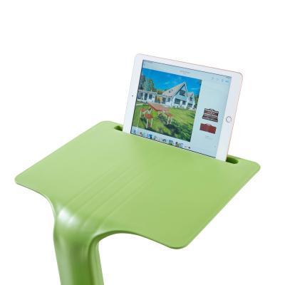 China Contemporary Multiple Color Portable Notebook Study With Plastic Computer Table for sale