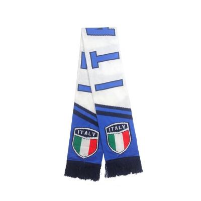 China Custom Cheap Long World Cup Italy Jacquard Football Sports Fan Scarf SS19-3W011 for sale