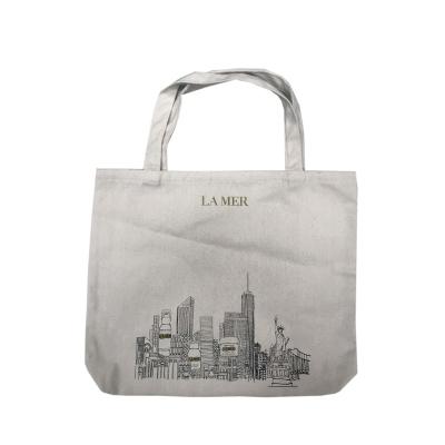 China LA SEA Cotton Canvas Handled Bag / Cheap Customized Logo Tote Shopping Bag SS19-BA001 for sale