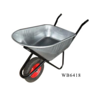 China Manufacturer of Tray Wheel Barrow Industrial Metal Garden Wheelbarrow for sale