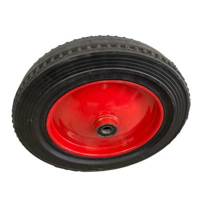 China Wheelbarrow Wheelbarrow Wheels Heavy Duty Durable Solid Rubber Wheel for sale