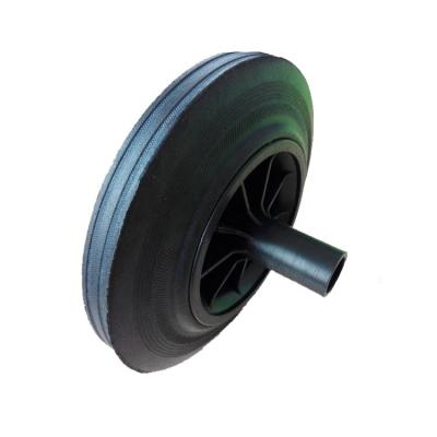 China Solid Wheel Hot Sales Solid Rubber Wheel For Trash Can Garbage Wheels Solid Rubbish Wheels for sale