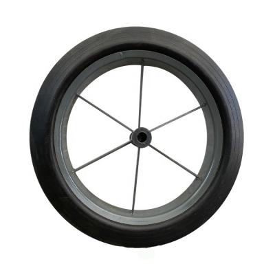 China Solid wheel 15 inch solid wheels for industry wheelbarrow garden cart wheels for sale