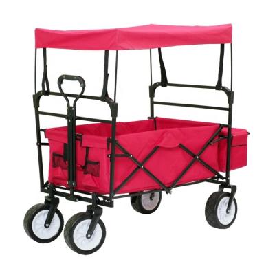 China Durable Europe Supermarket Folding Truck Hand Trolley Tool Hot Sale Trolley for sale