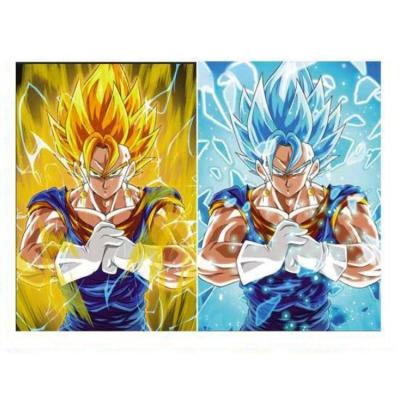 China Lenticular Anime 3D Poster Home Wall Anime Picture 3d Poster Flip Decorative Anime Poster for sale