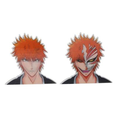 China Custom Cartoon Sticker 2023 Anime Stickers Waterproof Lenticular Anime Dragon Ball Motion Sticker Decal For Car for sale