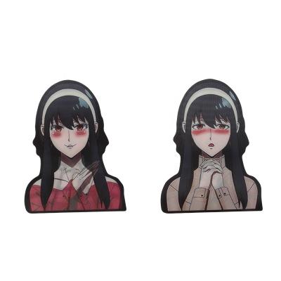 China Cartoon Sticker 2023 Famous Anime 3D Sticker Cheap Custom Motion Lenticular Stickers / Moving Sticker Change Adhesive Waterproof Cartoon for sale