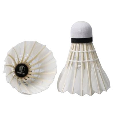 China Plastic Foam New Product Higher Cost Performance Goose Feather Badminton Shuttlecock Goose Feather For Shuttlecock for sale