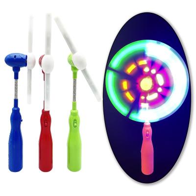 China Plastic Light up toys light up spring windmill 5 led electric lighted windmill toy for kids for sale