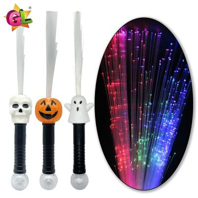 China Plastic Light up toys light up halloween fiber wand led toys for kids gifts glowing toys for halloween party for sale