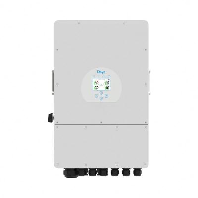 China SUN-8K-SG04LP1-EU 3 phase deye 8kw 10kw 12kw solar hybrid inverter 48v solar wifi 422/658/281mm for sale