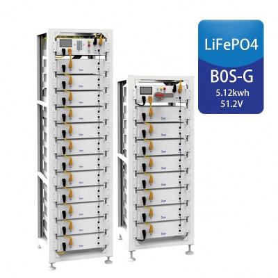 China Storage Systems Deye Battery BOS-G LiFePO4 51.2V 100Ah 5.12kwh Solar Energy Lithium Batteries for sale