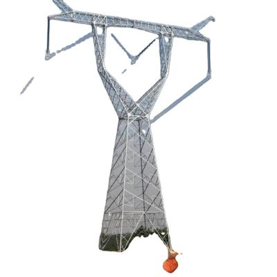 China Q235B/Q345B/Q420 33kv 66kv 138kv 220kv steel transmission line self supporting tower tube steel pylons electric pole for sale