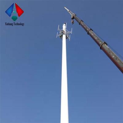 China single pole high quality steel single pole equipment tower single pole radio communication telecommunication pipe tower for sale