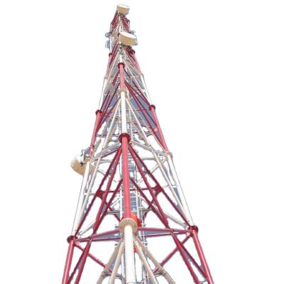 China Fish 30 Meter Mobile Telecommunication Lattice Steel Tower for sale