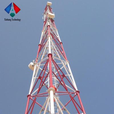 China Hot Selling Steel Mast Three Leg Lattice Pipe Microwave Telecommunication Tower Lattice Tower for sale