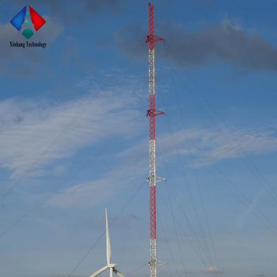 China Shandong Steel Guyed Radio Communication Tower Guyed Tower for sale