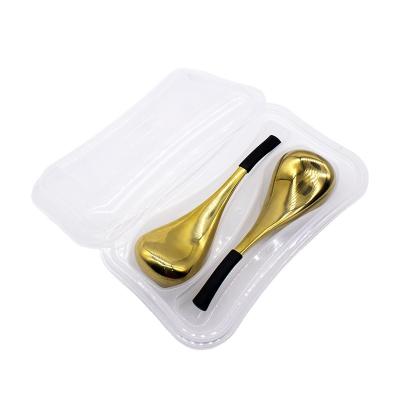 China Stainless Steel Luxury Gold Chilling Spoon, Cryo Facial Tool, Facial Spoon, for sale