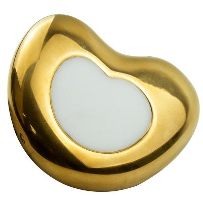 China Face Massager Tool Containing Body Liquid Facial Gold Plated Stainless Steel Guasha for sale