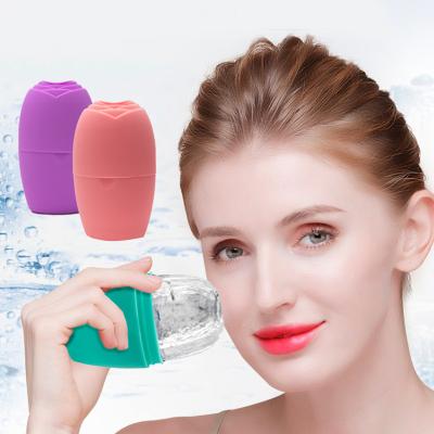 China Face Skin Silicone Ice Popsicle Ice Ball Massager Portable Compact Lifting Cooling Soothing Roller for sale