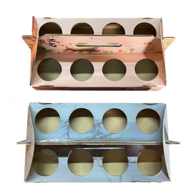 China Wholesale Custom Luxury Printing Cubilose Packaging Gift Set Cardboard Paper Box Food Packaging Box with Handle for sale