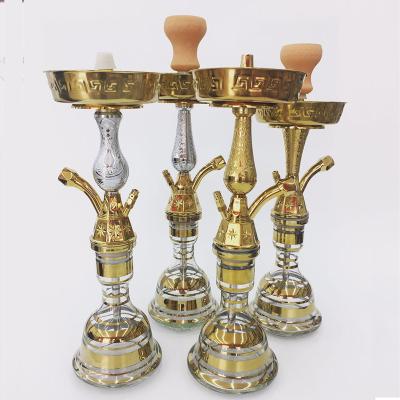 China 2021 Home Fashion Gold Silver Arabic Hookah Set Narguile Accessories Shisha Smoking Tools for sale