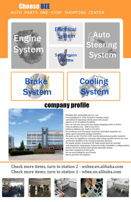 Verified China supplier - Wenzhou Bee Automobile Parts Co., Ltd.