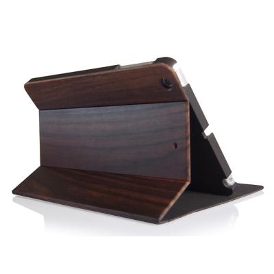 China Hotsale Business Shockproof Premium High Quality Real Wood Style For iPad Air 2 Case, Stand Style Bookcase For iPad Air 2 Case Wood for sale