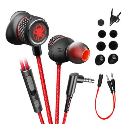 China Bass Phone Earplugs PLEXTONE G15 In-Ear Wired Magnetic Earphones 3.5mm Metal Noise Canceling Gaming Headphones With MIC for sale