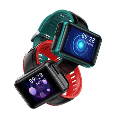 China MP3 Playback New Arrival T91 Hd Full Touch Screen Watch Earphone 2 In 1 Smart Watch for sale