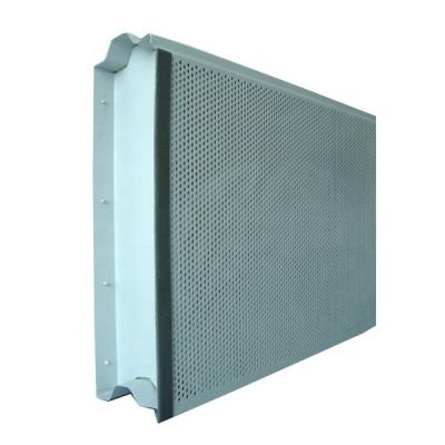 China Modern School Sound Barrier Wall Perforated Porcelain for sale