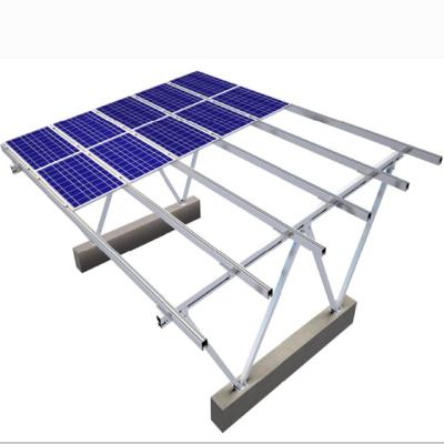 China Quick Installation Top Quality Widely Used Parking Lot Ground Mounting Solar Racking Systems for sale