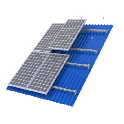 China Economic Quick Installation Custom Design Commercial Integrated Solar Panel Metal Roof Mounting System for sale