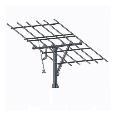 China Quick Installation Price New Type Tracking Dual Solar Panels System Solar Tracker for sale