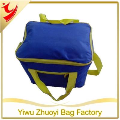 China Portable Compartment Car Bag Food Ice Cooler Bag Made Of Polyester for sale