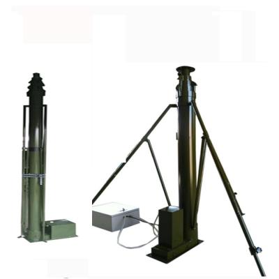 China Advanced Design Aluminum Alloy 8m Vehicle Mounted Motorized Telescopic Mast for sale