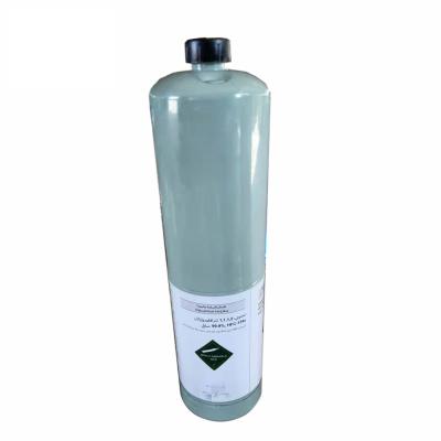 China Gas cylinder 1000g 99.9 R134 prefilled with industrial standard EN12205 gas purity for sale