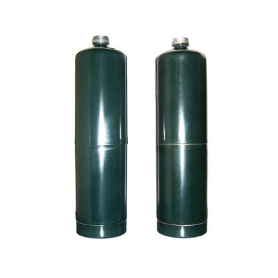 China Liquefied Gas 1L DOT Approval Empty Disposable Welded Gas Cylinder For Mapp Propane for sale