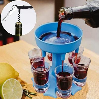 China Amazon Best Seller 6 Drink Dispenser Bar & Shot Glass Cocktail Dispenser For Use At Party Or Holiday SX20201211601 for sale