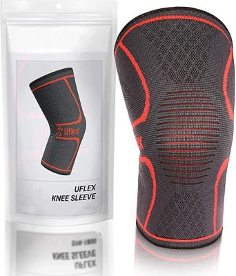 China Adult Amazon Best Seller Knee Pads For Running Support And Brace Knee Compression Sleeves For Men And Women for sale