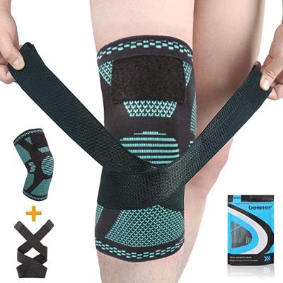 China Adult Amazon Best Seller Knee Pads For Running Support And Brace Knee Compression Sleeves For Men And Women for sale