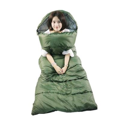 China Increasing Outdoor Activities Traveling Camping Sleeping Bag 3 Season Polyester Waterproof Hollow Cotton Adult Sleeping Bag For Increasing Traveling Outdoor Activities for sale