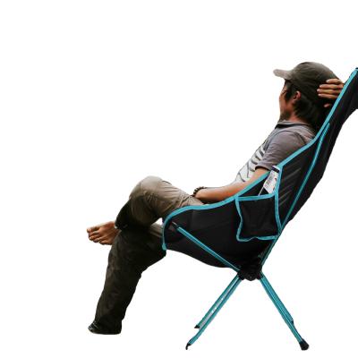 China Wholesale Modern Aluminum Lightweight Portable Foldable Quick Swivel Factory Camping Backpack Folding Extended Chair for sale