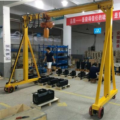 China Gantry Crane Henan MHICRANE small 2 ton mobile gantry crane with drive motor for sale for sale