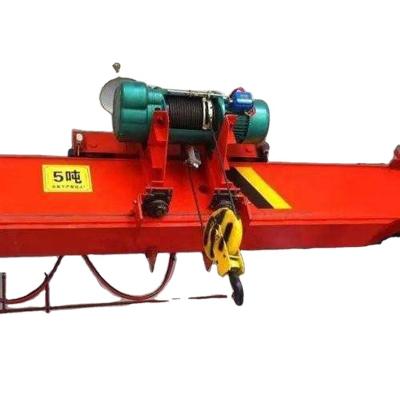 China Bridge Crane Smooth Traveling 1 Ton 10 Ton LDP Model Electric Motor Driven Single Girder Overhead Crane For Sale for sale