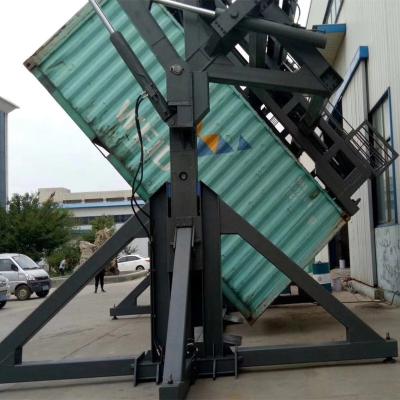 China Garment Shops MHICRANE 20ft Container Hydraulic Tipper For Loading And Unloading Material For Sale for sale